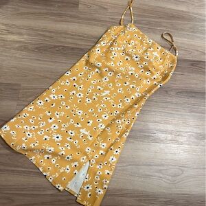Princess Polly yellow floral dress